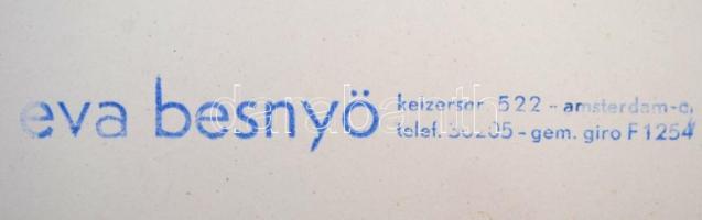 Besnyő Éva / Eva Besnyö (1910-2003): Horgászok Vintage fotóművészeti alkotás. Pecséttel jelezve.  / ...