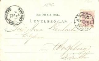 1896 (Vorläufer!) Budapest, Ezredéves Kiállítás. Időleges Kiállítások, Kereskedelem, Pénz és Hitelüg...