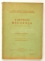 Mosso Angelo: A nevelés reformja. (Gondolatok és jegyzetek a testi nevelésről.) Fordította: Dr. Karafiáth Marius. A Magyar Athletikai Szövetség Könyvtára 3. Bp., 1911, Lampel R. (Wodianer F. és Fiai) Rt,VIII+151 p. Kiadói papírkötés, felvágatlan példány, jó állapotban. Szilágyi Géza (1912-2002) kosárlabdázó, testnevelő tanár, olimpikon (1936, Berlin), Országos Kosárlabda Szövetség elnöke, szakreferens névbejegyzésével.