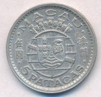 Makaó 1952. 5P Ag T:2 ph.
Macao 1952. 5 Patacas Ag C:XF edge error
Krause KM#5