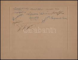 1931 Budapest, az Elektrotechnikai felsőtagozat tanári kara és végzett hallgatói, kistabló 27 db nev...
