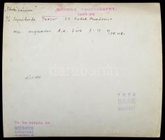 1938 Haár Ferenc (1908-1997): Itatás vásáron. Pecséttel jelzett vintage alkotás. Publikált. 21x18 cm