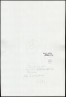 cca 1980 Bándi András (?-?) budapesti fotóművész hagyatékából, pecséttel jelzett vintage fotó, 40x27...
