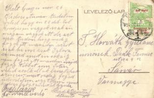 1911 Eperjes, Presov; Rózsa utca, Olimpia mozgószínház (mozi), Berger szálloda és kávéház, Molnár Je...