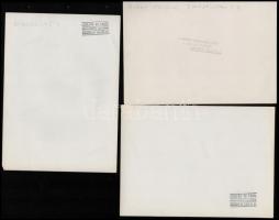 cca 1943 Opera feliratú tasakban 11 db vintage fotó színészekről, énekesekről, egy része jelzett, fe...