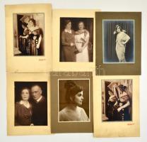 Berky Lili (1886-1958) színművésznő fotó hagyatéka. Összesen 222 db fénykép fotólap, képeslap a szín...