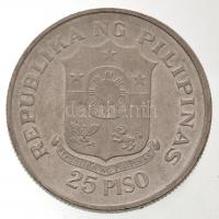 Fülöp-szigetek 1974.  25P Ag "25 éves a Bank" T:2 patina
Philippines 1974. 25 Piso Ag &qu...