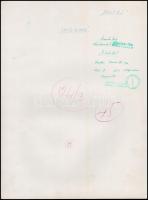 cca 1959 Dezső Pál (?-?) kecskeméti fotóművész hagyatékából 2 db vintage fénykép, feliratozva, 39,5x...