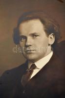 1915 Wilhelm Backhaus (1884-1969) zeneszerző és zongoraművész saját kézzel írt sorai és kottarészlet...