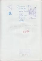 cca 1975 Aktfotók tétele, 4 db vintage fotó, egy jelzett, 37x21,5 cm és 40x30 cm között