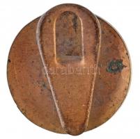 ~1930-1940. "MLSZ (Magyar Labdarúgó Szövetség)" zománcozott Br gomblyukjelvény (20mm) T:1-...