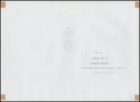 cca 1975 Gebhardt György (1910-1993) budapesti fotóművész hagyatékából 2 db vintage fénykép, felirat...