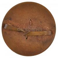 ~1930. "Magyar Nemzeti Bank" zománcozott fém gomblyukjelvény (34mm) T:1-,2