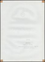 cca 1976 Gebhardt György (1910-1993) budapesti fotóművész hagyatékából 2 db vintage fénykép, felirat...