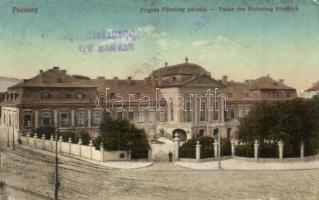 Pozsony, Pressburg, Bratislava; Frigyes főherceg palotája / Palais des Erzherzog Friedrich / royal palace (EK)