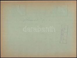 cca 1974 Gebhardt György (1910-1993) budapesti fotóművész hagyatékából 2 db vintage fénykép, felirat...