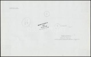 cca 1973 Gebhardt György (1910-1993) budapesti fotóművész hagyatékából 2 db vintage fénykép, felirat...