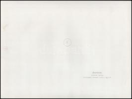 cca 1975 Gebhardt György (1910-1993) budapesti fotóművész hagyatékából 2 db vintage fénykép, felirat...