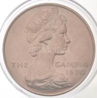 Gambia 1970. 8Sh Cu-Ni Víziló T:1,1- Gambia 1970. 8 Shillings Cu-Ni Hippopotamus C: UNC,AU Krause KM#7