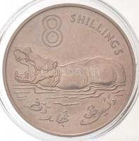 Gambia 1970. 8Sh Cu-Ni "Víziló" T:1,1-
Gambia 1970. 8 Shillings Cu-Ni "Hippopotamus&...