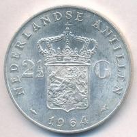Hollandia 1973. 2 1/2G Ag "Julianna" T:1- 
Netherlands 1973. 10 Gulden Ag "Juliana&q...