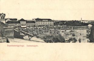 Sepsiszentgyörgy, Sfantu Gheorghe; Szabadság tér, piac / market square