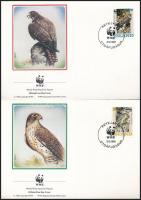 WWF North Falcon set + 4 FDC WWF: Északi sólyom sor + 4 db FDC