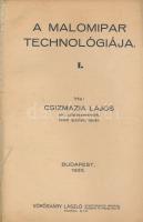 Csizmazia Lajos: A malomipar technológiája I. Bp., 1933, Vörösváry László. Kiadói papírkötésben, fol...