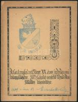 1934 A  Leányfalusi törzs xx. éves közgyűlésére, Tóth László vezérlő uhutollas Főtáltos köszöntése. + 1947 Leányfalusi áldomás