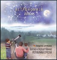 Europe CEPT Astronomy stamp-booklet Europa CEPT Csillagászat bélyegfüzet