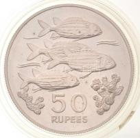 Seychelles-szigetek 1978. 50R Ag "Mókushal" T:BU,1
Seychelles 1978. 50 Rupees Ag "Sq...