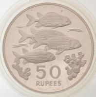 Seychelles-szigetek 1978. 50R Ag "Mókushal" T:PP kis fo.
Seychelles 1978. 50 Rupees Ag &q...