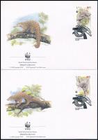 WWF: Chinese pangolin set on 4 FDC WWF: Kínai tobzoska sor 4 db FDC-n