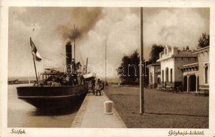 Siófok gőzhajó kikötő