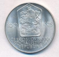 Csehszlovákia 1980. 100K Ag "Szpartakiád Játékok" T:1- 
Czechoslovakia 1980. 100 Korun Ag...