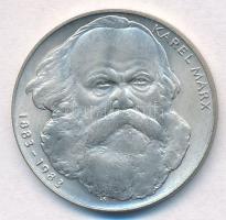 Csehszlovákia 1983. 100K Ag Karl Marx halálának 100. évfordulója T:1- Czechoslovakia 1983. 100 Korun Ag 100th Anniversary - Death of Karl Marx C:AU Krause KM#108