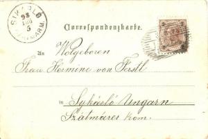 1898 Hallstätter See, Goisern, Ramsauergebirge, Gosaumühle, Ferien-Hort, Gasthof zum goldene Schiff ...