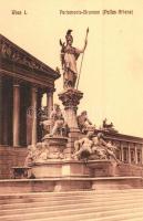 Vienna, Wien I. Parlaments-Brunnen (Pallas Athene) / Parliament fountain