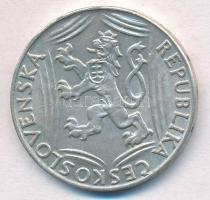 Csehszlovákia 1948. 100K Ag "Függetlenség" T:1-,2 
Czechoslovakia 1948. 100 Korun Ag &quo...