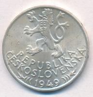 Csehszlovákia 1949. 100K Ag "Iglói bányászat 700. évfordulója" T:1-
Czechoslovakia 1949. ...