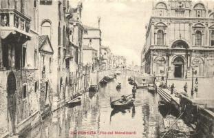 Venice, Venezia; Rio dei Mendicanti / canal, river
