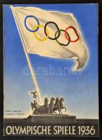 1936 Olympia Zeitung. Olympische Spiele 1936. Offizielles Organ Der XI. Olympischen Spiele. März 1936. Nr. 10. Papírkötés, rengeteg fotóval, német nyelven. /Paperbinding, with lot of photos, in German language.