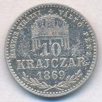 1869GYF 10kr Ag "Magyar Királyi Váltó Pénz" T:2-
Adamo M10.1