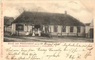 Gänserndorf, Johann Prohaskas Fleischhauerei und Einkehrgasthaus / butcher shop and guest house