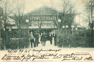 1899 Vienna, Wien II. K. k. Prater, Gebrüder Pach's Schweizerhaus (EK)