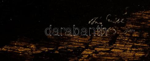 Szász Endre (1926-2003): Álom. Olaj, farost, jelzett, keretben, 65×53 cm