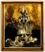 Szász Endre (1926-2003): Álom. Olaj, farost, jelzett, keretben, 65×53 cm