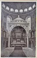 Szeged, Fogadalmi templom, belsők - képeslapfüzet 9 lappal