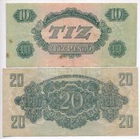 1944. 10P + 20P "A Vörös Hadsereg Parancsnoksága" T:III szép papír