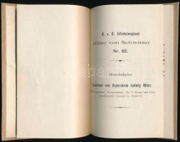 1904 Rang-Liste k.u.k. Infanterieregiment Ritter von Schwitzer Nr 82. - A temesvári és székelyudvarh...